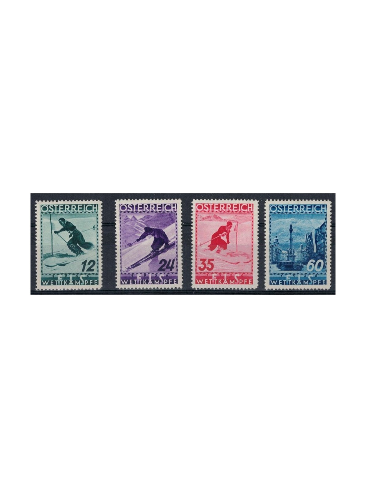 AUSTRIA 1936 Ski Championships 4v MH*