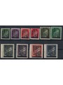 AUSTRIA 1945 Francobolli di Germania soprastampati 10v MNH**