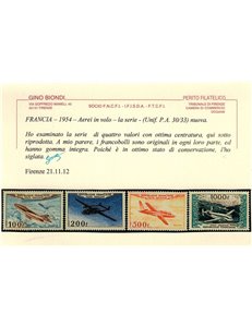 FRANCIA 1954 Prototipi 4v MNH** ©