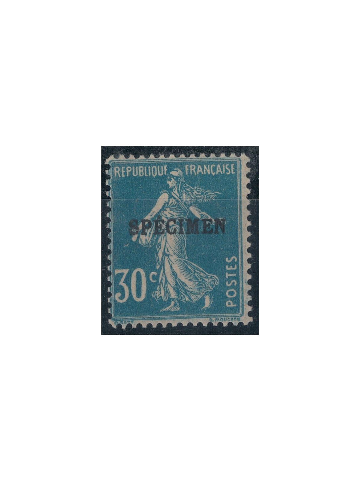 FRANCE 1925 30c blue overprinted Specimen 1v MH*