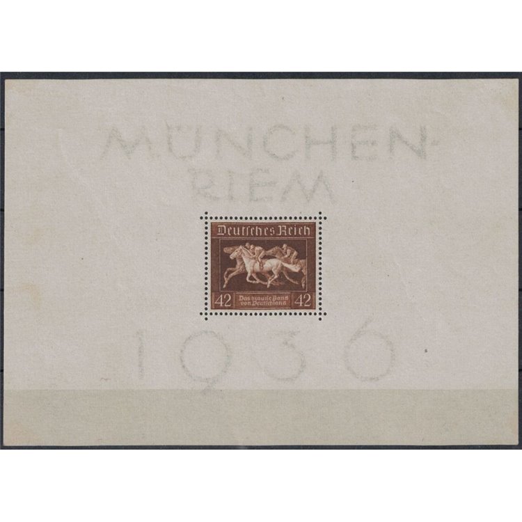 GERMANY REICH 1936 3rd Brown Ribbon s/s MNH**