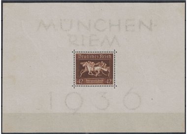 GERMANIA REICH 1936 3° Nastro Bruno BF MNH**