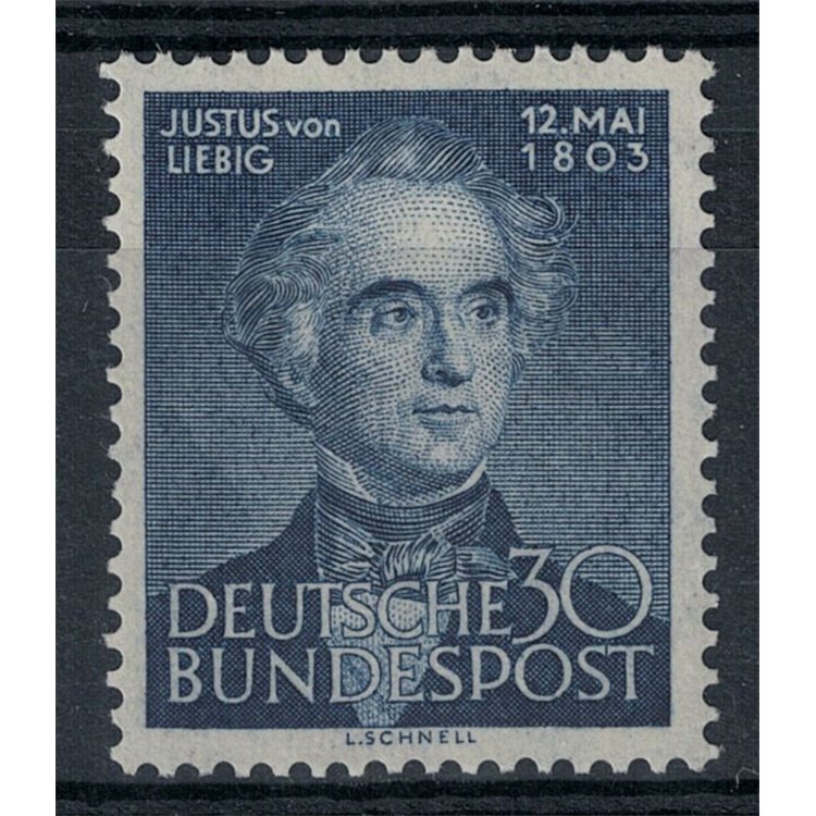 GERMANIA BRD 1953 Justus von Liebig 1v MNH**