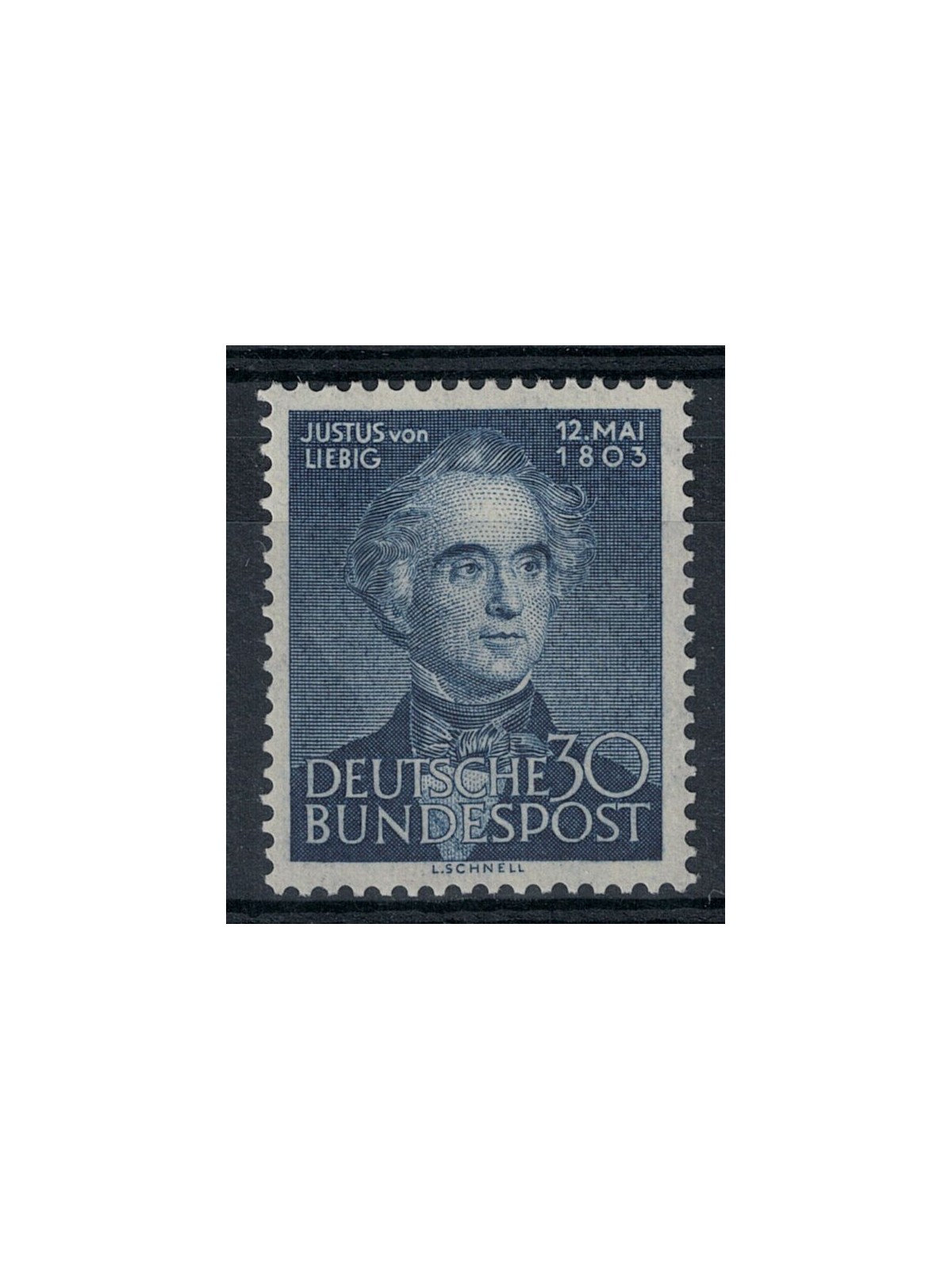 GERMANY FRG 1953 Justus von Liebig 1v MNH**
