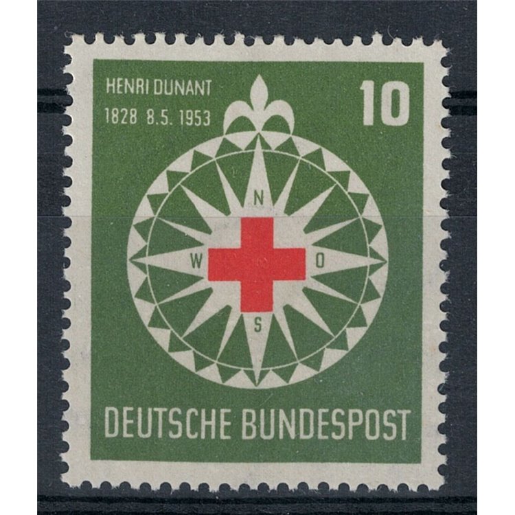 GERMANY FRG 1953 Henri Dunant, founder of the Red Cross 1v MNH**