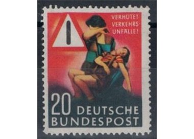 GERMANIA BRD 1953 Prevenzione incidenti stradali 1v MNH**