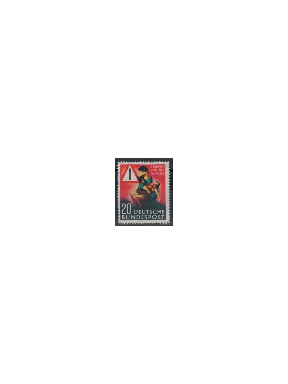 GERMANIA BRD 1953 Prevenzione incidenti stradali 1v MNH**