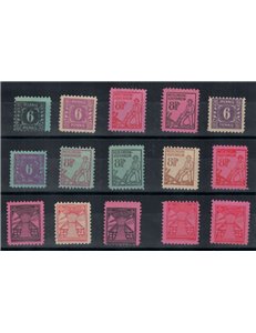 MECKLENBURG-POMERANIA (SOVIET OCCUPATION) 1945-46 15v MH*