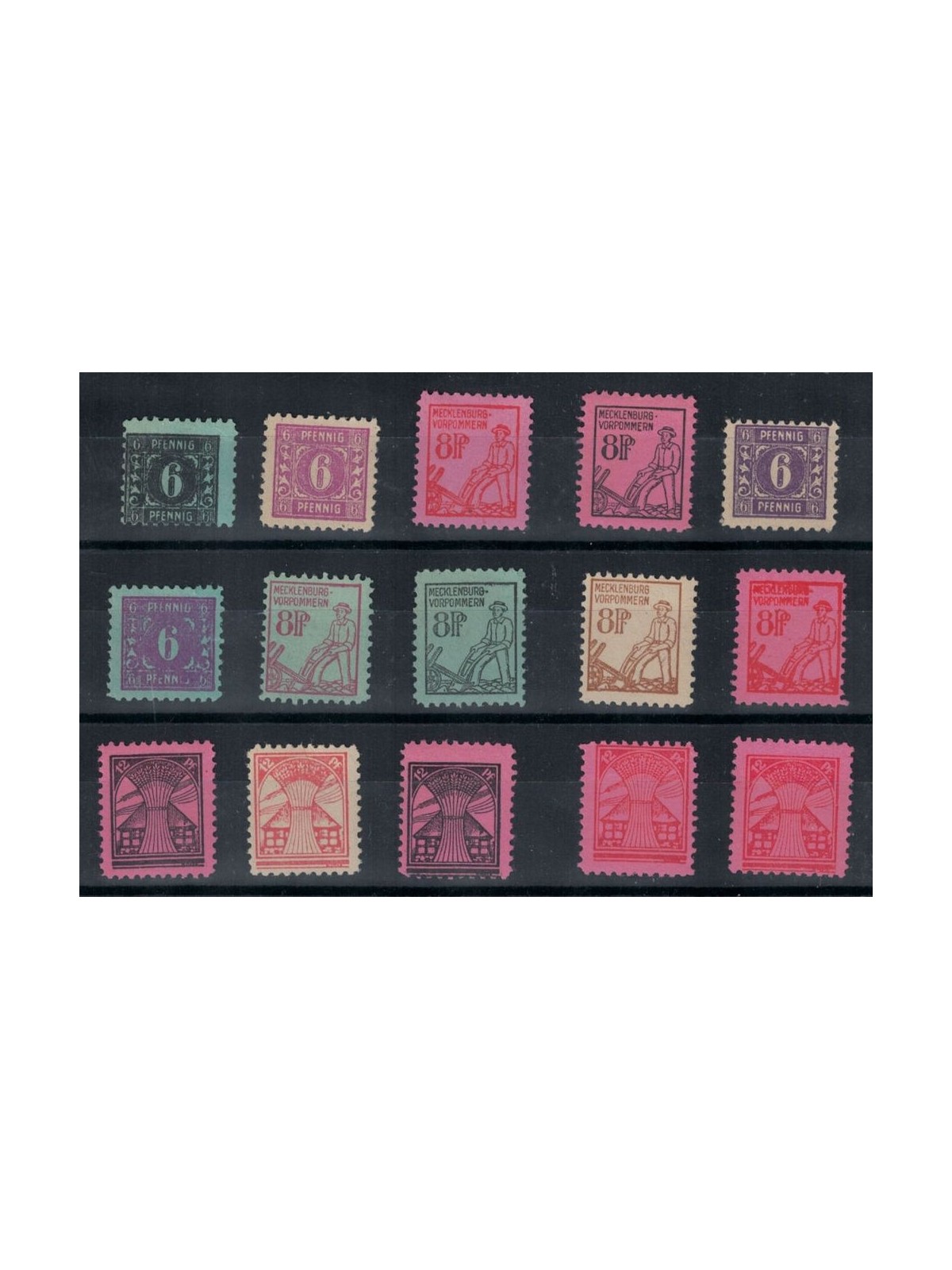MECKLENBURG-POMERANIA (SOVIET OCCUPATION) 1945-46 15v MH*
