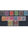 BERLINO 1949 Francobolli della Zona AIS soprast. in rosso 14v MNH** ©