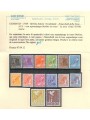 BERLINO 1949 Francobolli della Zona AIS soprast. in rosso 14v MNH** ©