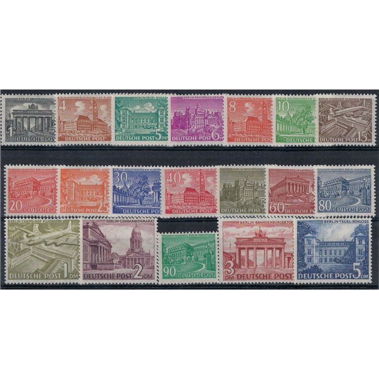 BERLIN 1949 Monuments 19v MH*