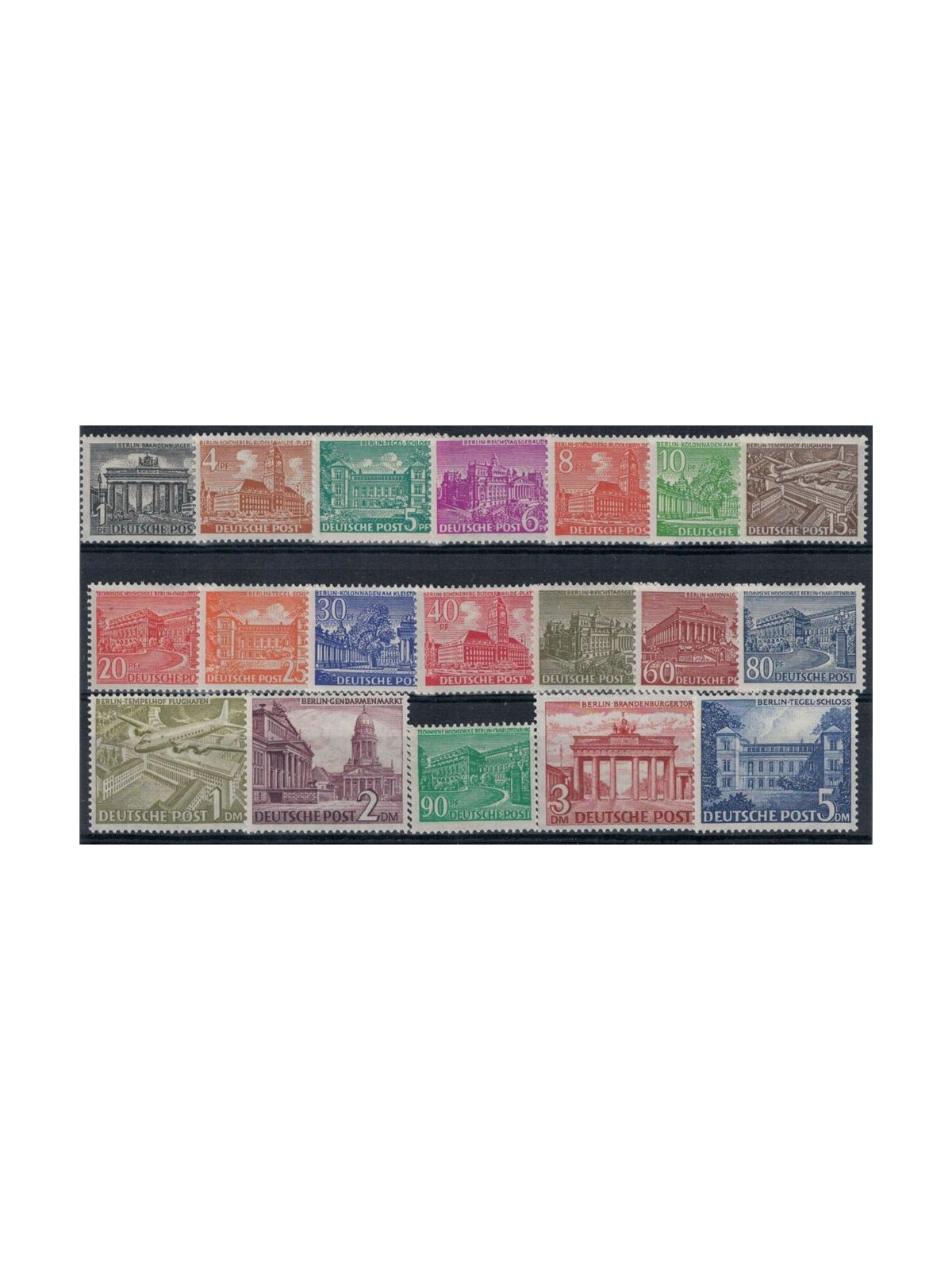 BERLINO 1949 Monumenti 19v MH*