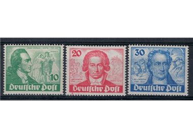 BERLINO 1949 Bicentenario Goethe 3v MH*