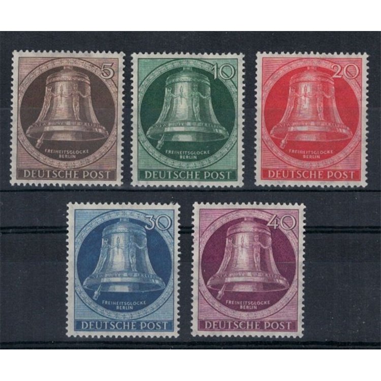 BERLINO 1951 Campana della libertà 5v MH*