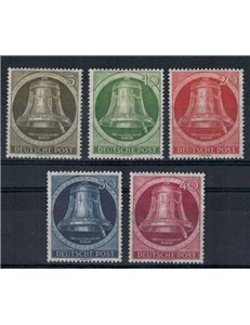 BERLIN 1952 Liberty Bell 5v MH*