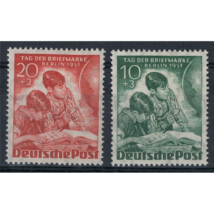 BERLIN 1951 Stamp Day 2v MH*