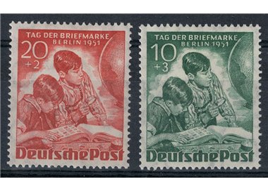 BERLIN 1951 Stamp Day 2v MH*