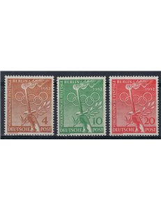 BERLINO 1952 Olimpiadi di Helsinky 3v MNH**