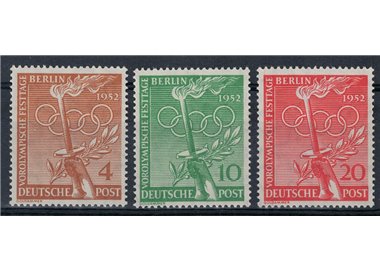 BERLIN 1952 Helsinki Olympics 3v MNH**