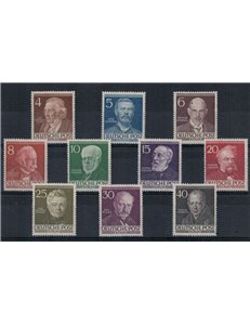 BERLIN 1952-53 Famous Berliners 10v MNH**