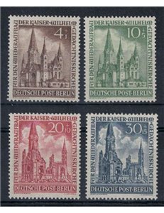 BERLINO 1953 Cattedrale di Berlino 4v MNH**