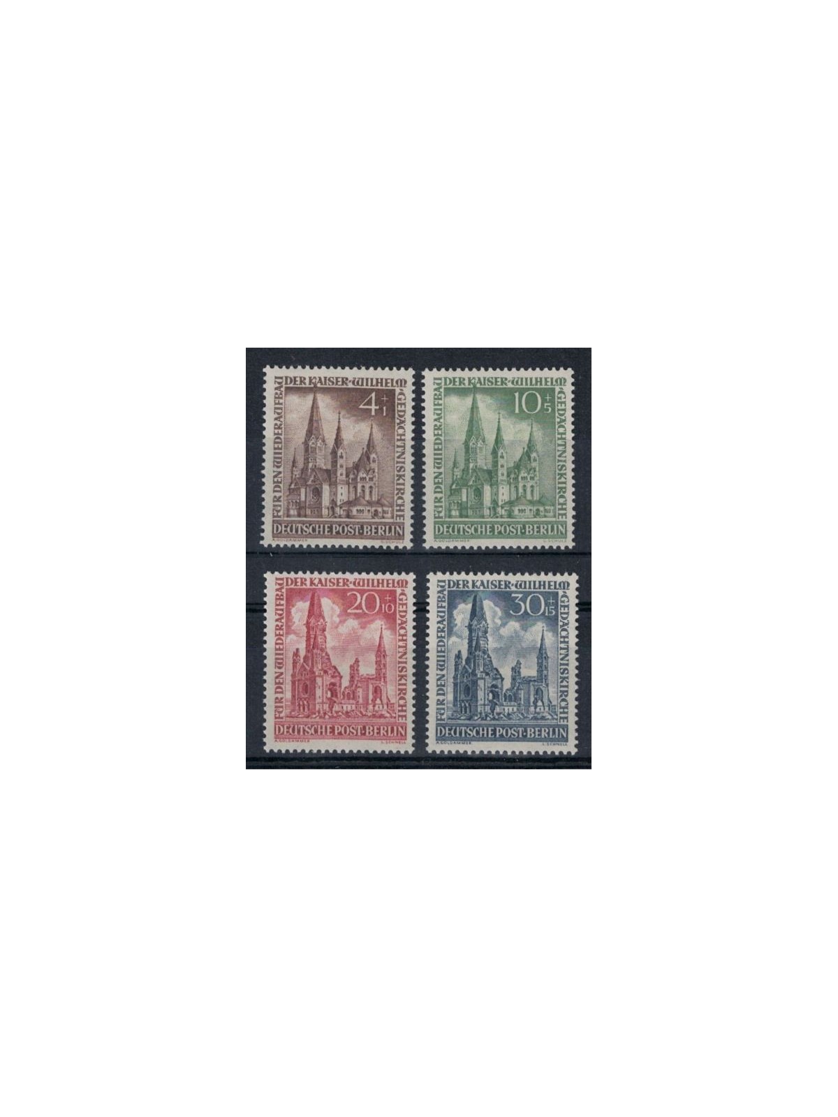 BERLIN 1953 Berlin Cathedral 4v MNH**