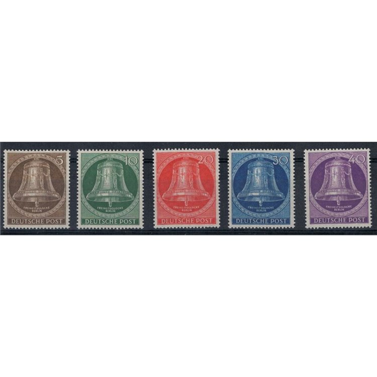 BERLINO 1953 Campana della libertà 5v MNH**