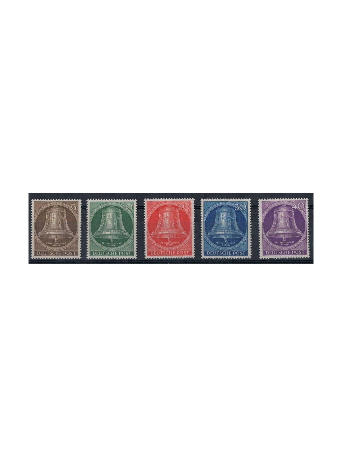 BERLIN 1953 Freedom Bell 5v MNH**