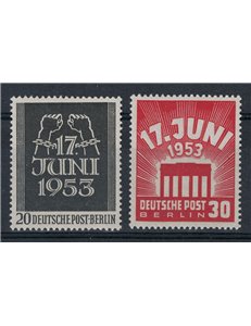 BERLINO 1953 Insurrezione 2v MNH**