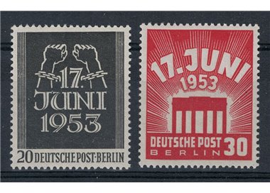 BERLINO 1953 Insurrezione 2v MNH**