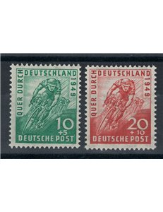 GERMANIA BIZONA 1949 Giro ciclistico di Germania 2v MNH**