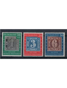 GERMANIA BRD 1949 Centenario del francobollo 3v MH*
