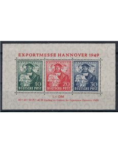 GERMANIA BIZONA 1949 Fiera di Hannover BF MH*