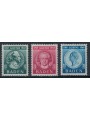 BADEN (OCC. FRANCESE) 1949 Goethe 3v MH*