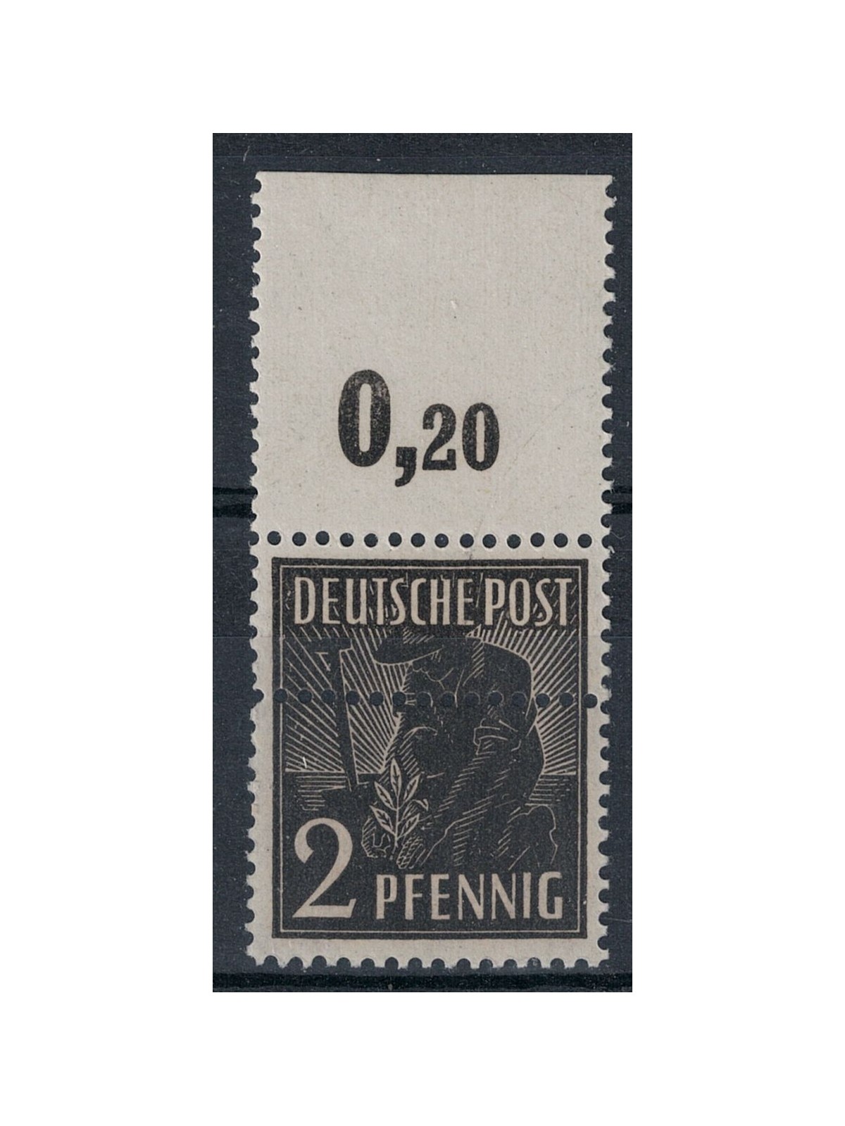 GERMANY (ANGLO-AMERICAN-SOVIET OCCUPATION) 1947 Variety 2p Workers MNH**