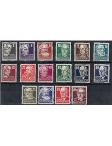 GERMANY GDR 1952 Political figures 15v MH* ©