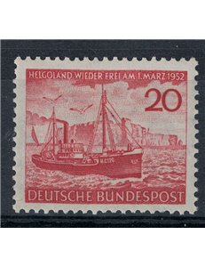 GERMANY FRG 1952 Return of Heligoland to Germany MNH**