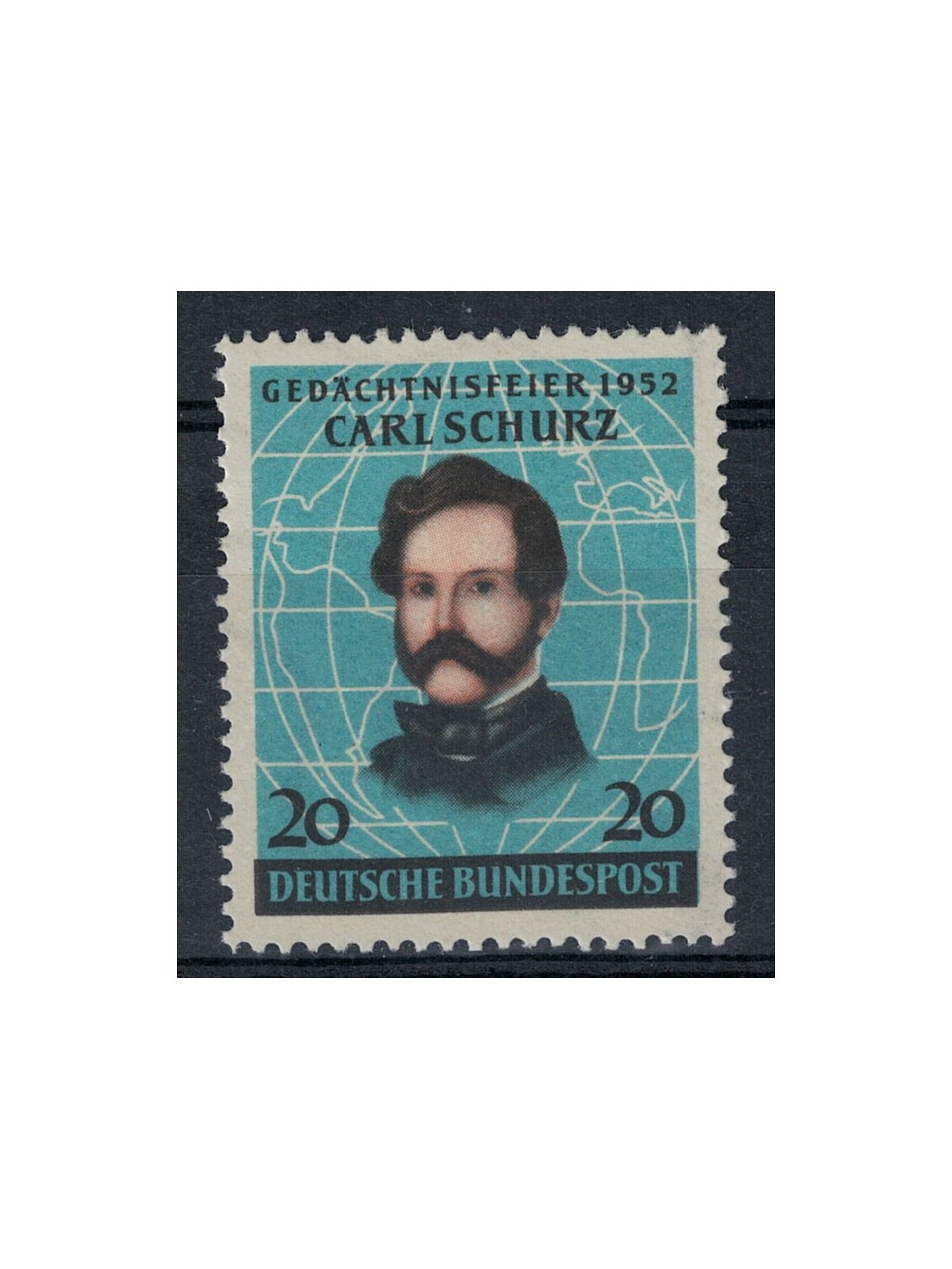 GERMANIA BRD 1952 Carl Schurz 1v MNH**