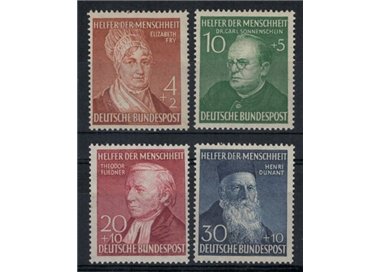 GERMANY BRD 1952 Charity 4v MNH**