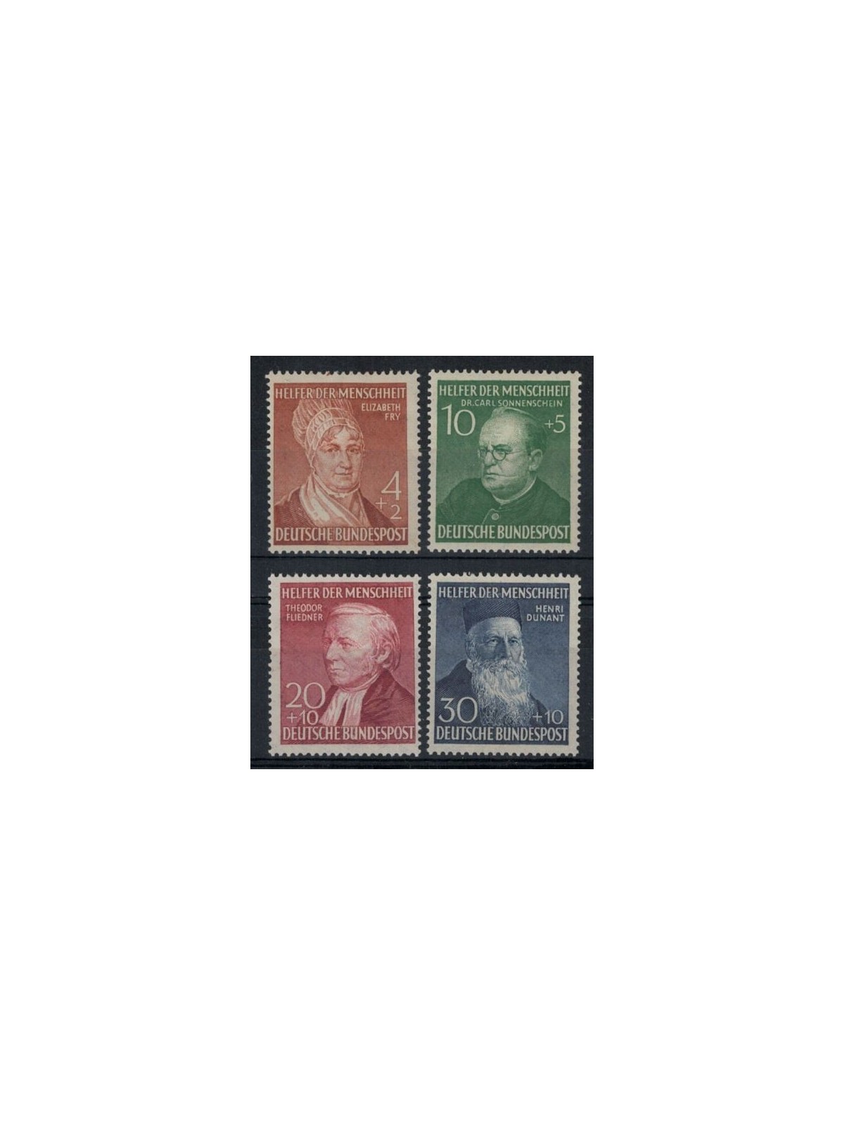 GERMANY BRD 1952 Charity 4v MNH**