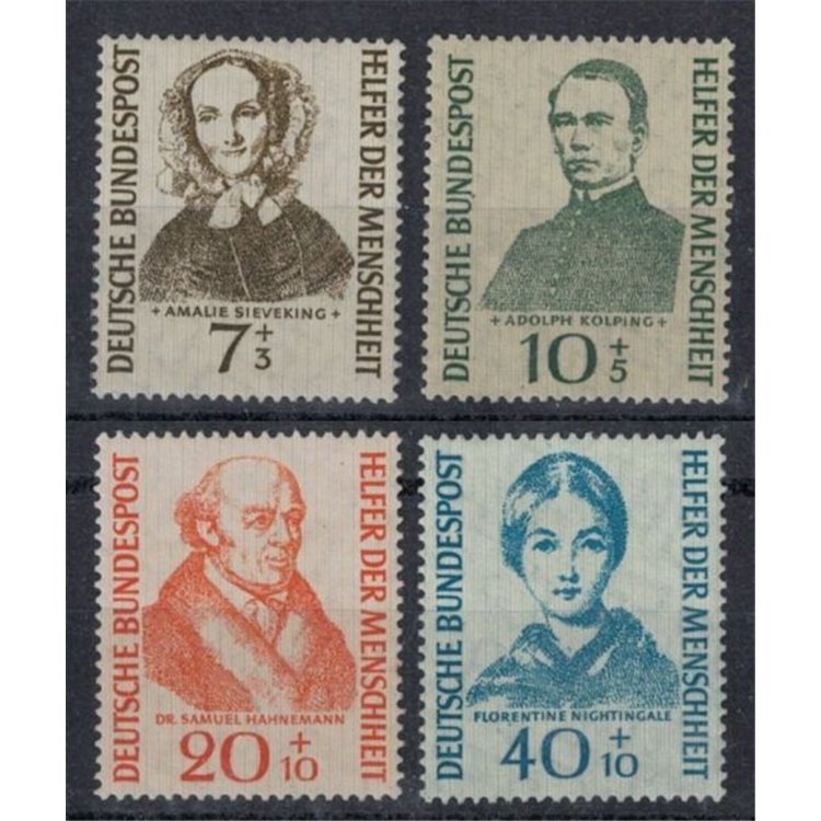 GERMANY BRD 1955 Charity 4v MNH**