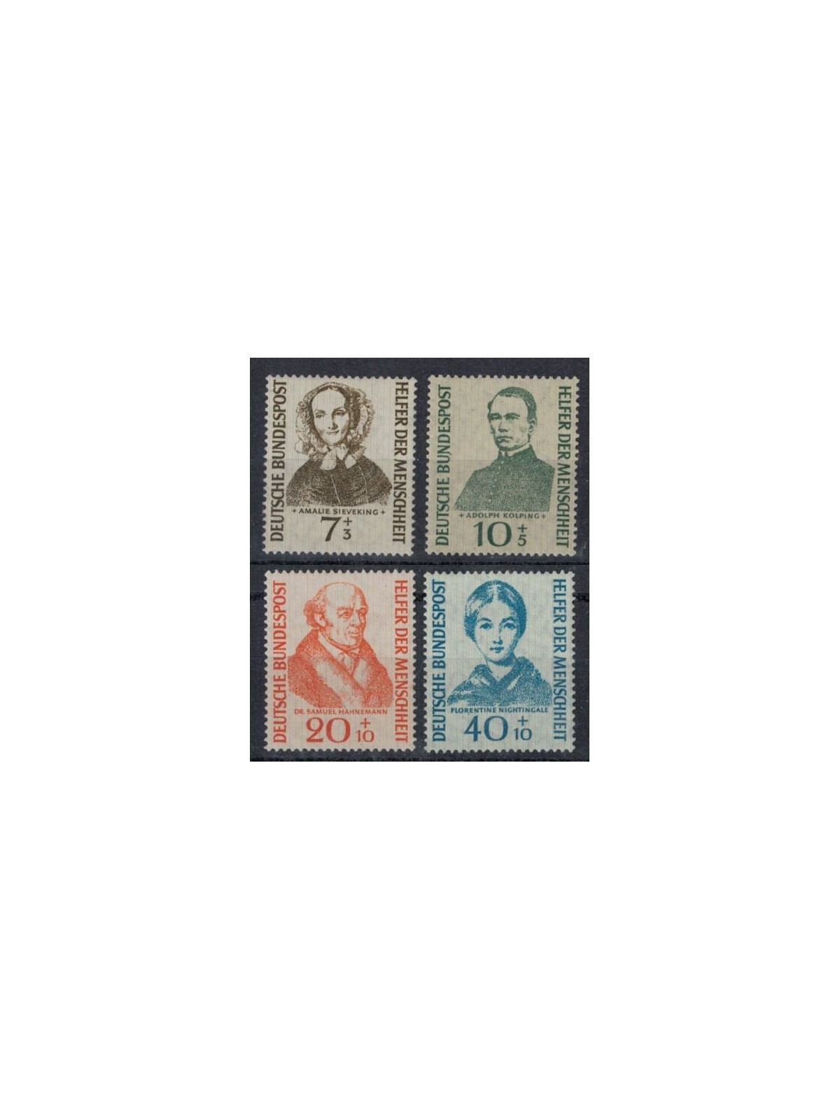 GERMANY BRD 1955 Charity 4v MNH**