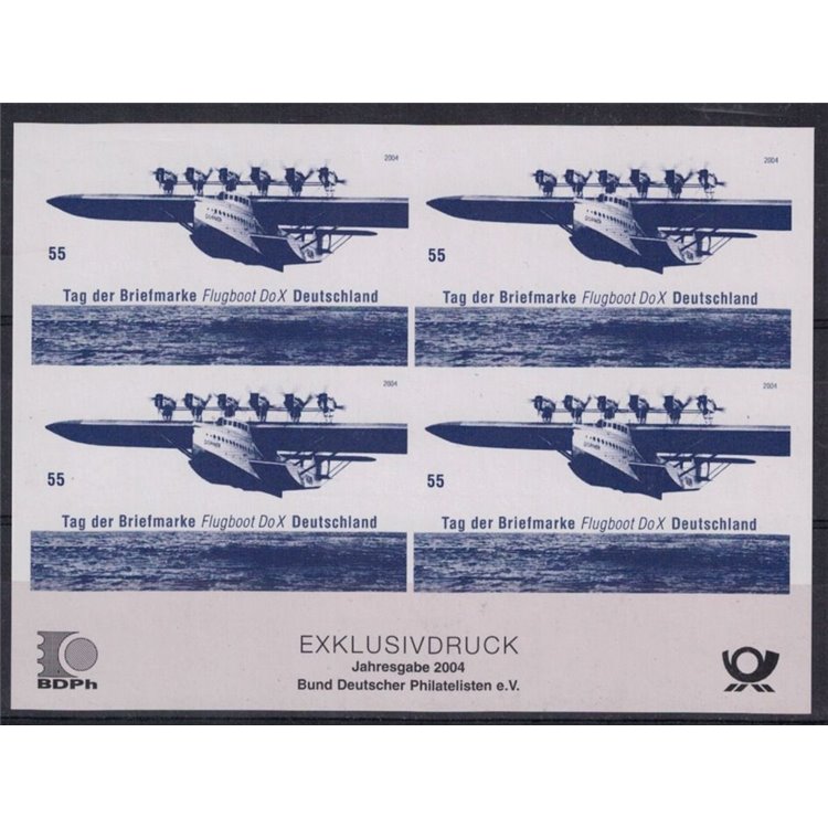 GERMANIA BRD 2004 G.ta del francobollo - Prova monocromatica non dentellata