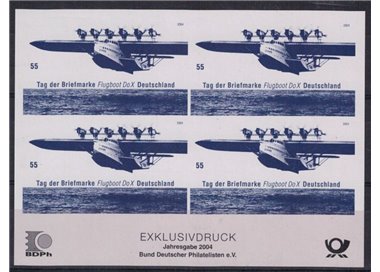 GERMANIA BRD 2004 G.ta del francobollo - Prova monocromatica non dentellata