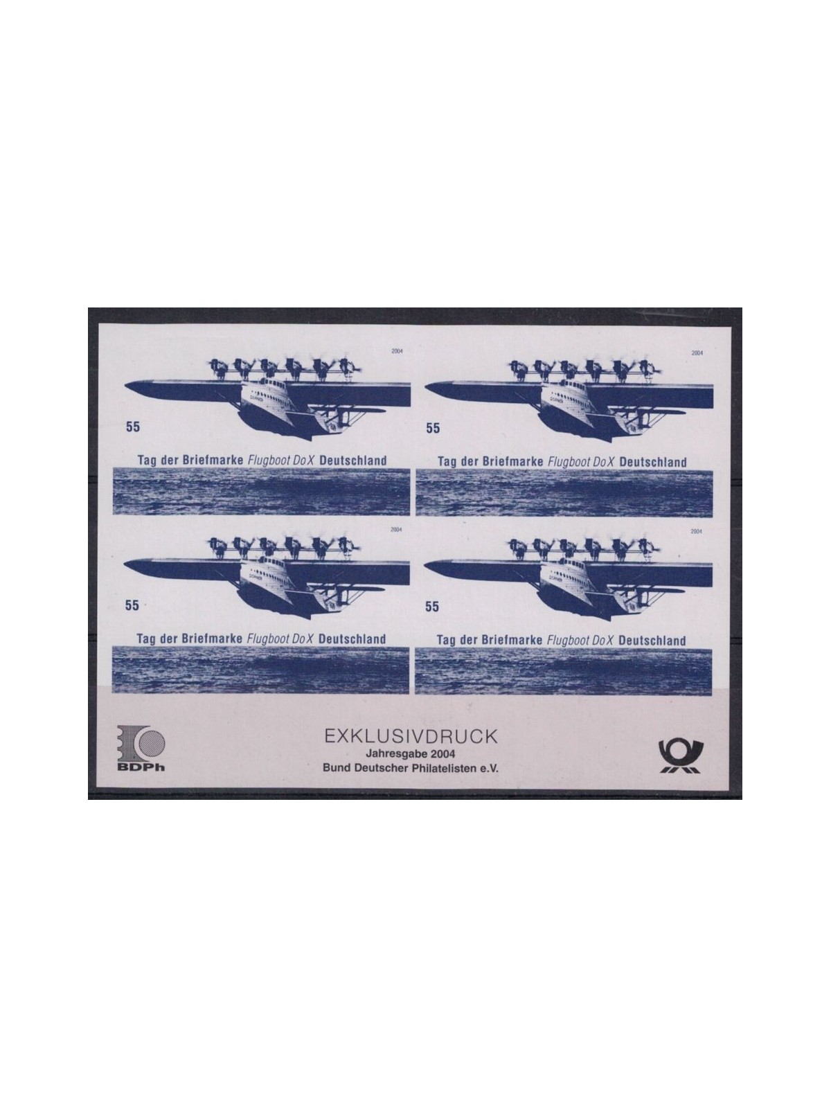 GERMANY FRG 2004 Stamp plate - Monochrome proof, imperforated