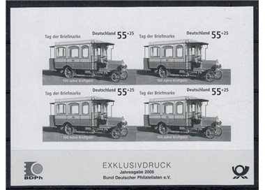 GERMANIA BRD 2005 G.ta del francobollo - Prova monocromatica non dentellata