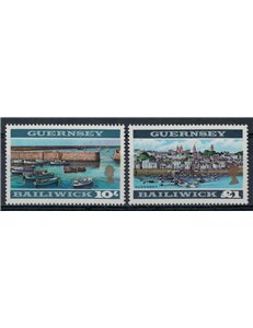 GUERNSEY 1969 Ordinary series (perforation 13¼ x 13) 2v MNH**