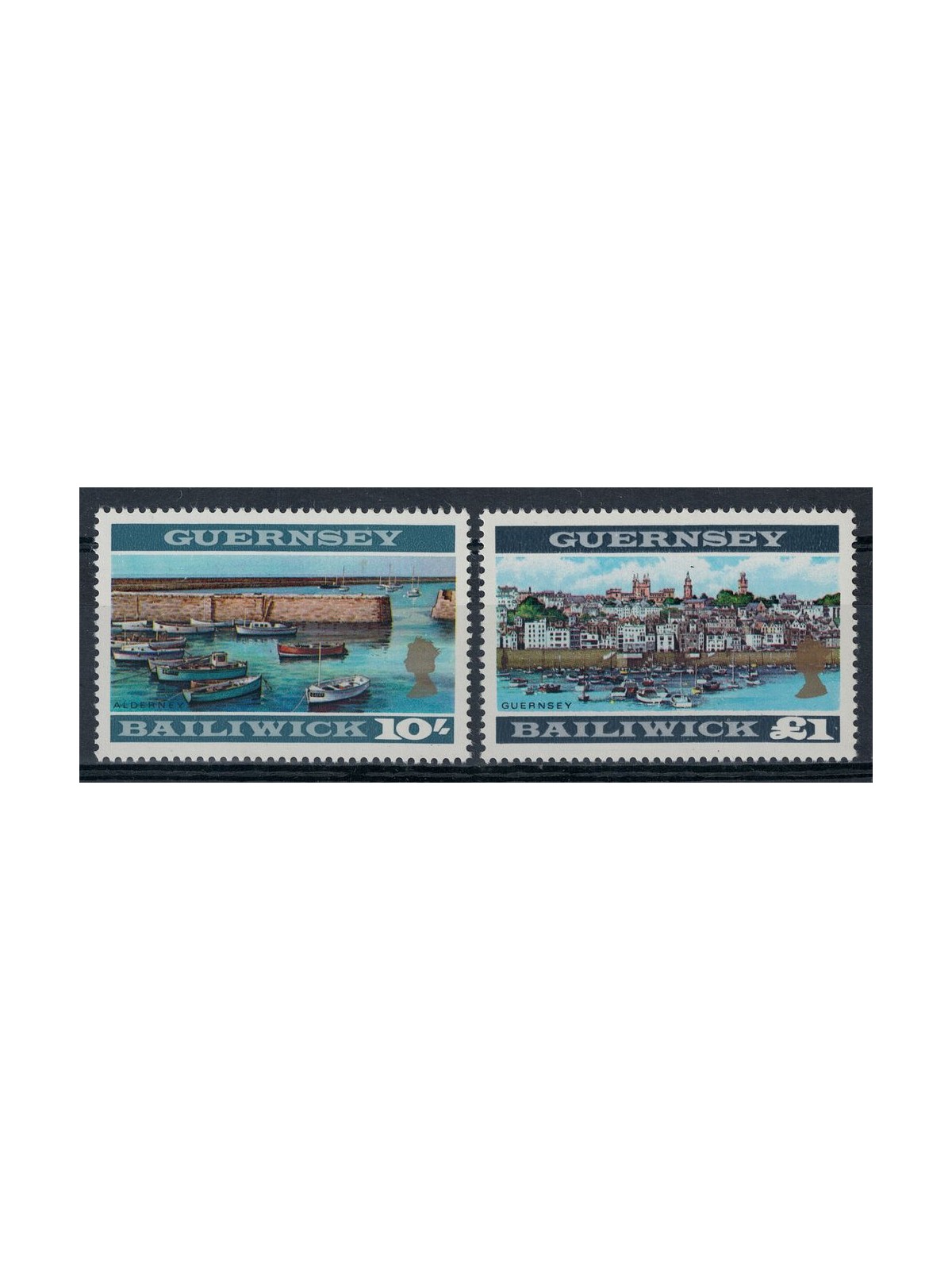 GUERNSEY 1969 Ordinary series (perforation 13¼ x 13) 2v MNH**