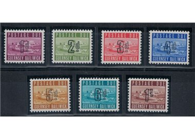 GUERNSEY 1969 Segnatasse 7v MNH**